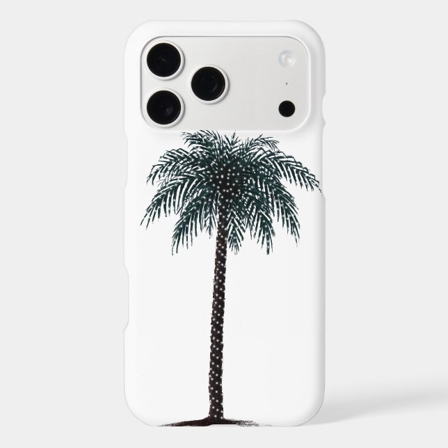 Christmas Palm Tree iPhone Case (Back)