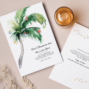 Christmas Palm Tree Moving Announcement