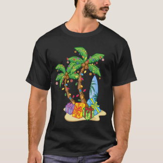 Christmas Palm Tree Tropical Xmas Coconut T-Shirt