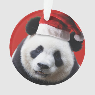Christmas Panda Bear Ornament