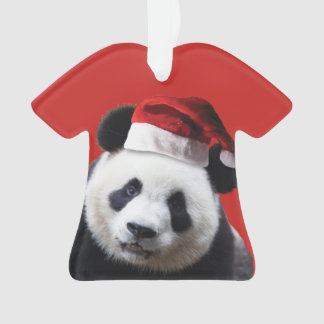 Christmas Panda Bear Ornament
