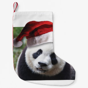 Christmas Panda Bear Small Christmas Stocking