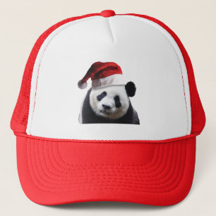 Christmas Panda Bear Trucker Hat