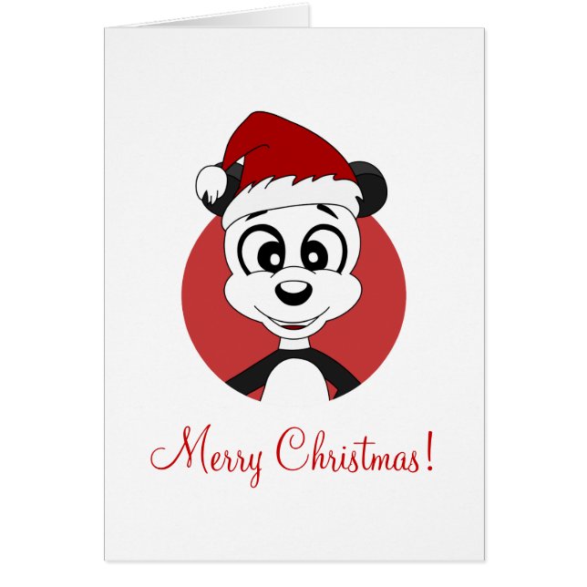 Christmas panda cartoon (Front)