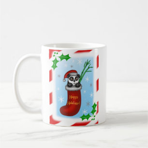 Christmas Panda Coffee Mug