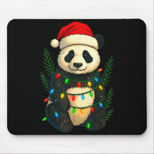 Christmas Panda Mouse Mat