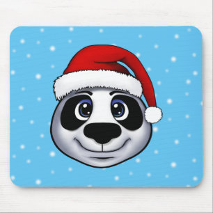 Christmas Panda Mouse Mat
