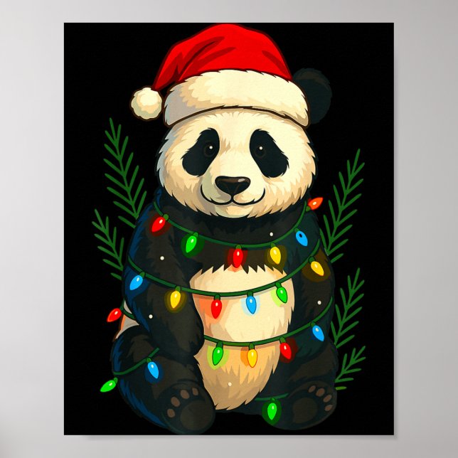 Christmas Panda  Poster (Front)