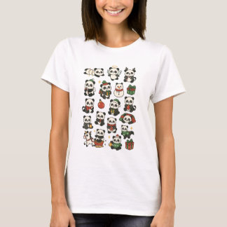 Christmas Panda Squad – Cute Funny Pandas in Holid T-Shirt