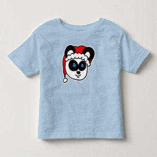 Christmas Panda Toddler T-Shirt