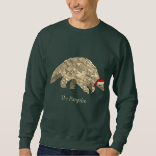 Christmas Pangolin Endangered Animal Environmental Sweatshirt