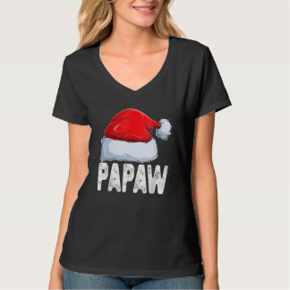 Christmas Papa Santa Hat Xmas Matching Family T-Shirt