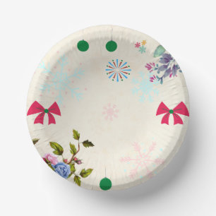 Christmas   Paper Bowls Plate