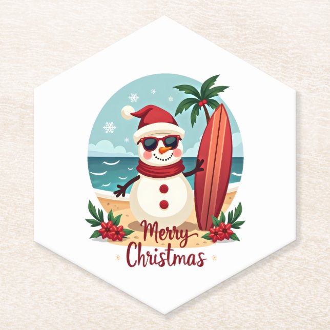 christmas paper coaster (Front)
