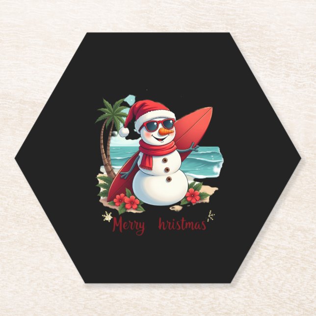 christmas  paper coaster (Front)