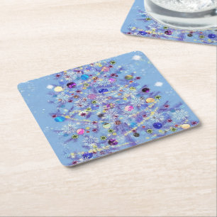 Christmas Paper Coaster Beautiful Christmas Tree