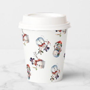 Christmas paper cups