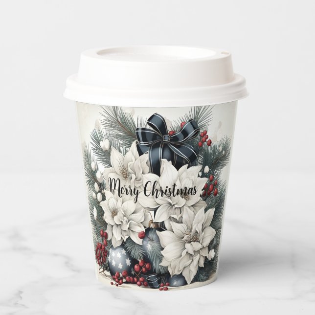  Christmas paper cups (Front)