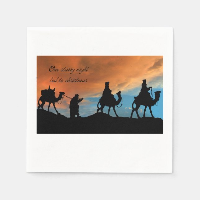 Christmas paper napkin (Front)