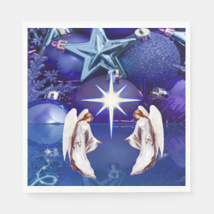 Christmas Paper Napkins, Christmas Angel Napkin
