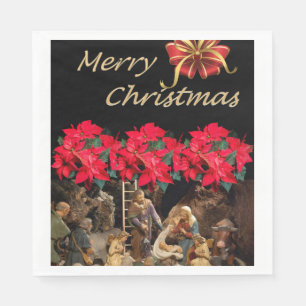 Christmas Paper Napkins, Merry Christmas, Jesus Napkin