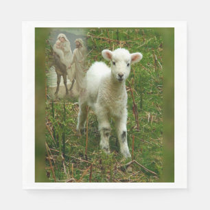 Christmas Paper Napkins, Merry Christmas, Jesus Napkin