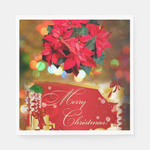 Christmas Paper Napkins, Merry Christmas Napkin