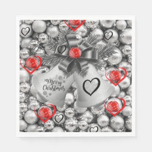 Christmas Paper Napkins, Merry Christmas Napkin