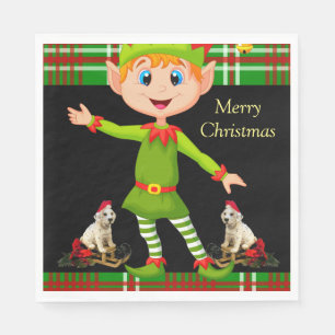 Christmas Paper Napkins, Merry Christmas Napkin