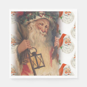 Christmas Paper Napkins, Santa Napkin