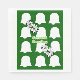 Christmas Paper Napkins, Seasons Greetings Napkin