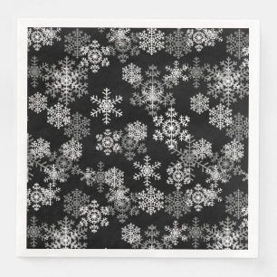 Christmas Paper Napkins-Snowflakes Napkin