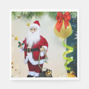 Christmas Paper Napkins, Snowman Napkin