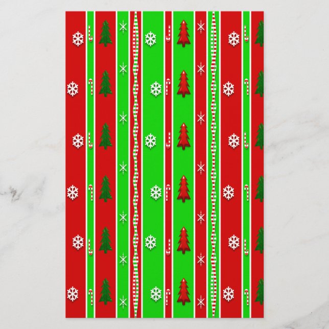 Christmas Paper Pattern (Front)