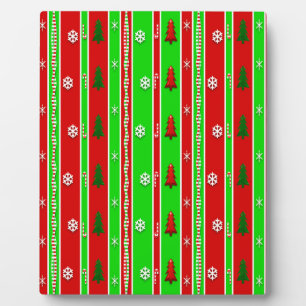 Christmas Paper Pattern Plaque