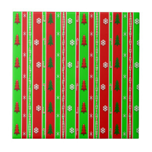 Christmas Paper Pattern Tile