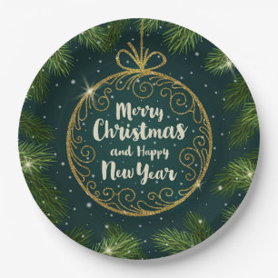 Christmas Paper Plate