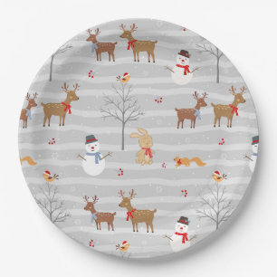 Christmas Paper Plate