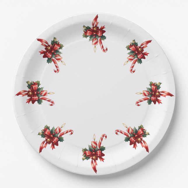 Christmas  paper plate (Front)