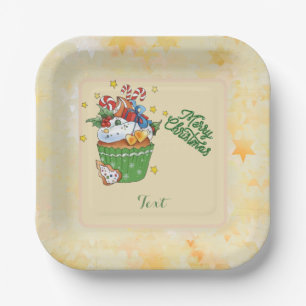 Christmas Paper Plate