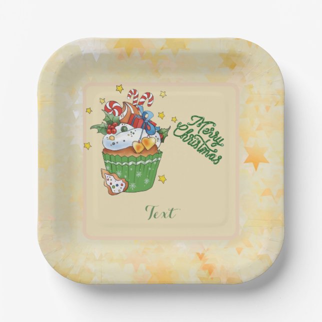 Christmas Paper Plate (Front)