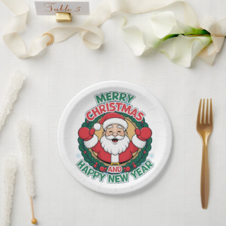 Christmas paper plate
