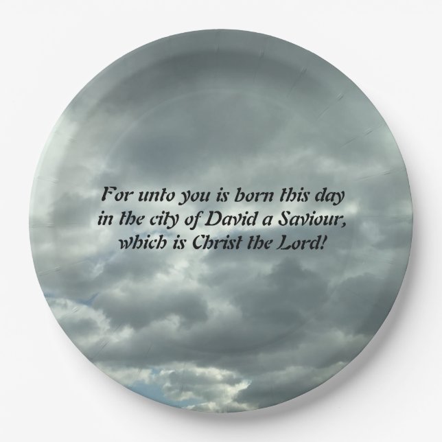 Christmas Paper Plate (Front)