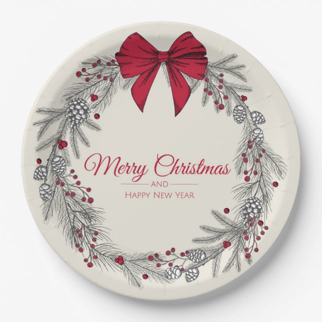 Christmas Paper Plate (Front)