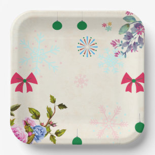  Christmas  Paper Plate