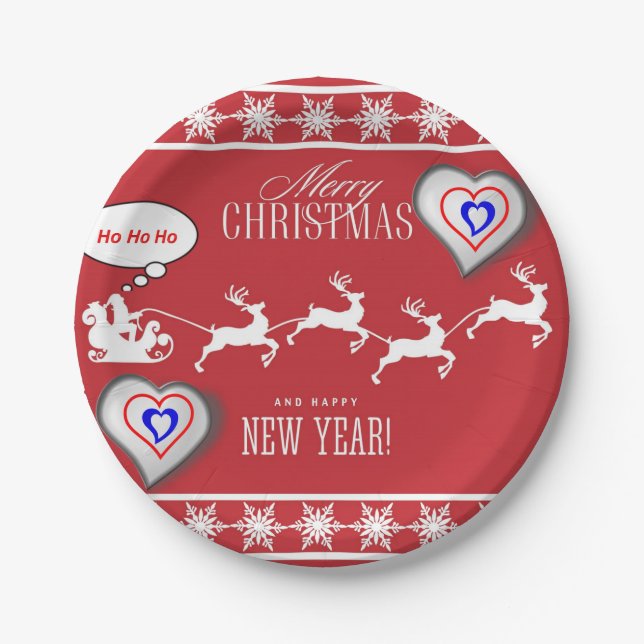 Christmas Paper Plate (Front)