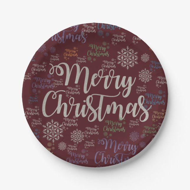 Christmas Paper Plate (Front)