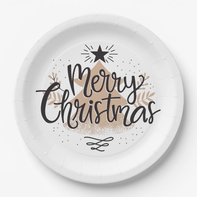 Christmas Paper Plate (Front)