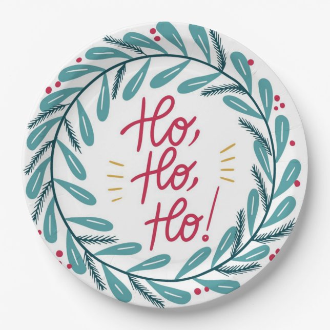 Christmas Paper Plate (Front)
