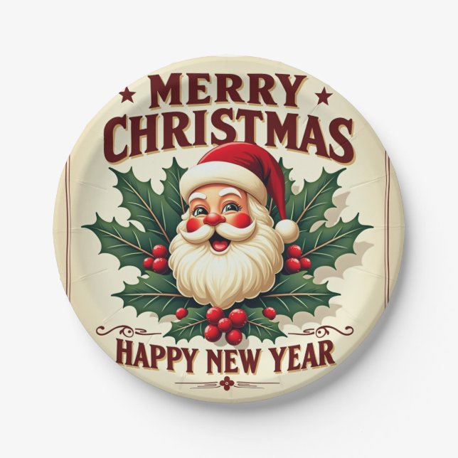 Christmas Paper Plate (Front)